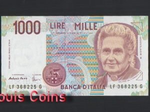 910-1 B910-ITALY-1990義大利紙幣,1000 Lire(608)