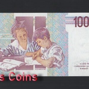 910-2 B910-ITALY-1990義大利紙幣,1000 Lire(608)