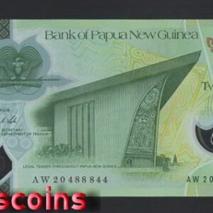 918-1 B918-PAPUA NEW GUINEA-2017-2023巴布亞新幾內亞塑膠鈔票-2 Kina(600)