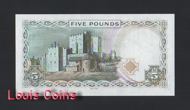919-2 B919-ISLE OF MAN-ND (2015)男人島(曼島)紙幣,5 Pounds(B)