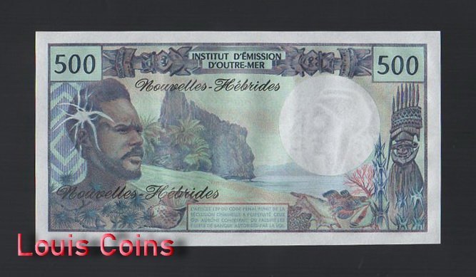 B921-NEW HEBRIDES-ND (1970-1981)新赫布里底島紙幣(B)