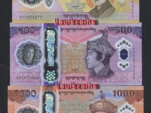 B927-BHUTAN-2025不丹塑膠紀念紙幣-100-500-1000Ngultrum(246)