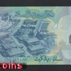 928-2 B928-BRUNEI--2011-19汶萊塑膠鈔票-1 Ringgit / Dollars(B)