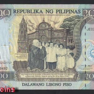 B932-PHILIPPINES-1998菲律賓紀念紙幣-2000 Piso(T)