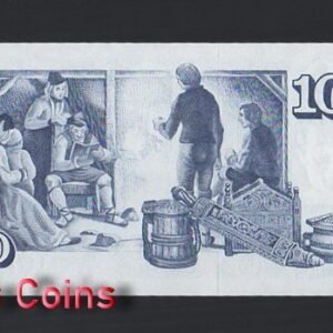 936-2 B936-ICELAND-1961冰島紙幣,10 kronur(553)
