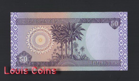 937-2 B937-IRAQ-2003伊拉克紙幣,50 Dinars(224)