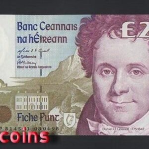 B942-IRELAND-1992-1999愛爾蘭紙幣-20 Pound(BO)