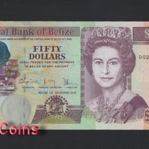 948-1 B948-BELIZE-2003-2016貝里斯紙幣,50 Dollars(B)