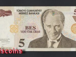 B949-TURKEY-2005土耳其鈔票-5 Yeni Türk Lirası(B)