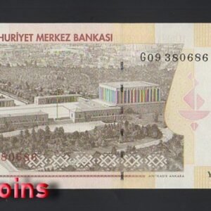 949-2 B949-TURKEY-2005土耳其鈔票-5 Yeni Türk Lirası(B)