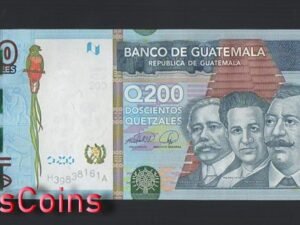 957-1 B957-GUATEMALA-2009瓜地馬拉紙幣,200 Quetzales(BO)
