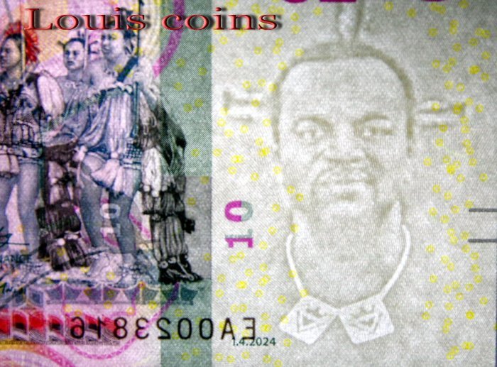 B963-ESWATINI-2024史瓦帝尼(史瓦濟蘭)紙幣 10 Emalangeni(B)