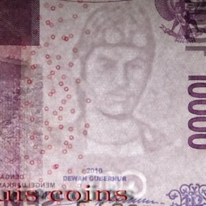 965-3 B965-INDONESIA 2010-2016印尼紙幣10000 Rupiah(377)