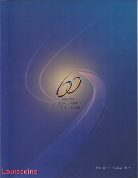 B966-PHILIPPINES-2009菲律賓紀念紙幣-20-1000 Piso六張一套 含冊(T)