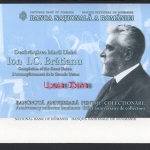 967-3 B967-ROMANIA-2019羅馬尼亞紀念塑膠鈔,100 Lei含冊(T)