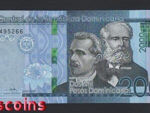 B973-DOMINICAN -2021多明尼加共和國紙幣-2000 Pesos(1431)