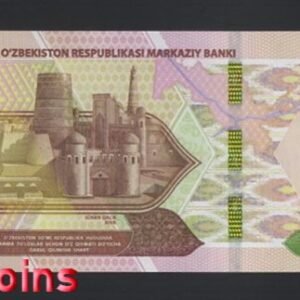 975-1 B975-UZBEKISTAN-2021烏茲別克紙幣100.000 Som(144)