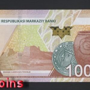 975-2 B975-UZBEKISTAN-2021烏茲別克紙幣100.000 Som(144)