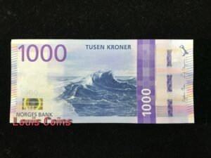 978-1 B978-NORWAY-2019挪威紙幣,1000 Kroner(B)