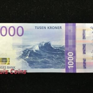 978-1 B978-NORWAY-2019挪威紙幣,1000 Kroner(B)