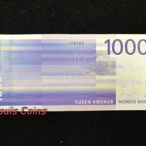978-2 B978-NORWAY-2019挪威紙幣,1000 Kroner(B)