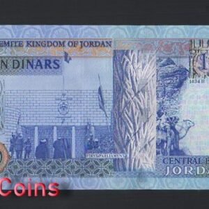 981-2 B981-JORDAN-2002-2021約旦紙幣,10 Dinar(B)