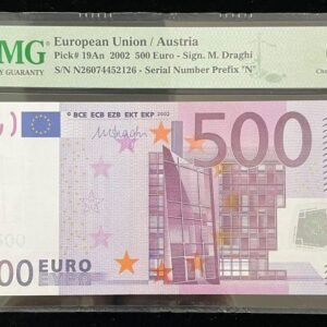 994-1 B994-EUROPEAN CENTRAL BANK-2002歐盟紙幣-500 euro(O)