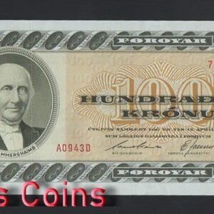 997-1 B997-FAEROE ISLANDS-1949 / 1978-1994法羅群島紙幣(BO)