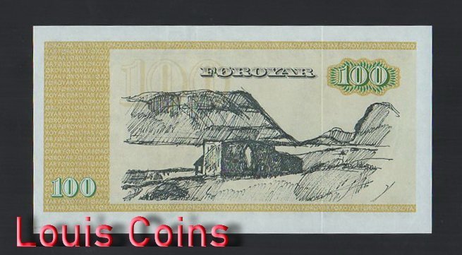 997-2 B997-FAEROE ISLANDS-1949 / 1978-1994法羅群島紙幣(BO)
