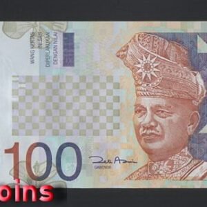 998-1 B998-MALAYSIA-ND (1998-2001)馬來西亞紙幣-100 Ringgit(B)