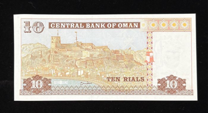 999-2 B999-OMAN-2000阿曼鈔票-10 Rial(BO)