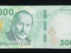 B355-KYRGYZSTAN-2023吉爾吉斯紙幣-5000 Som(B)