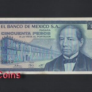 B1059-MEXICO-1981墨西哥紙幣,50 Pesos(B)