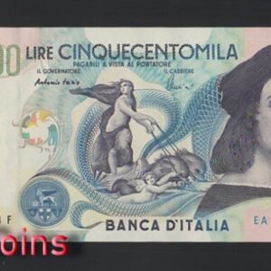 106-1 B106-ITALY-1997義大利鈔票-500.000 Lire(O)
