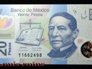 1062-1 B1062-MEXICO-2017墨西哥塑膠鈔20 Pesos(589)