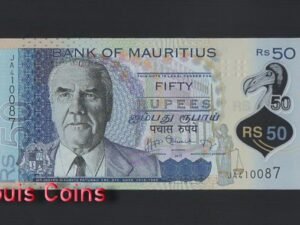 1069-1 B1069-MAURITIUS-2013模里西斯(毛里求斯)塑膠紙幣,50 Rupees(935)