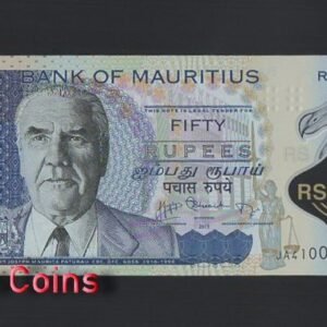 1069-1 B1069-MAURITIUS-2013模里西斯(毛里求斯)塑膠紙幣,50 Rupees(935)