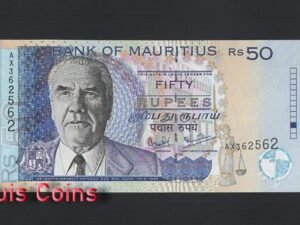 1070-1 B1070-MAURITIUS-1999-2009模里西斯(毛里求斯)紙幣,50 Rupees(1116)