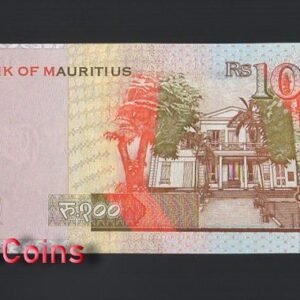 1071-2 B1071-MAURITIUS-2004-2017模里西斯(毛里求斯)紙幣,100Rupees(316)