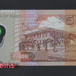 1074-2 B1074-MAURITIUS-2013-2017模里西斯(毛里求斯)紙幣,500Rupees(933)