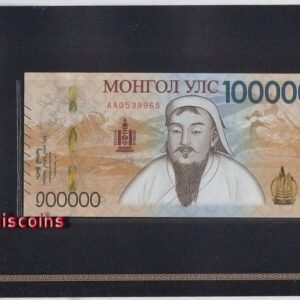 1083-5 B1083-MONGOLIA-2021(2025)蒙古紀念紙幣-100.000 Tögrög含冊(T)