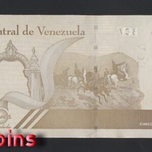 B1084-VENEZUELA-2021委內瑞拉紙幣,5 Bolívares（1227）