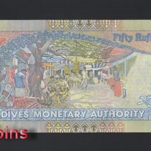 1085-2 B1085-MALDIVES-2000 & 2008馬爾地夫紙幣,50 Rufiyaa(B)