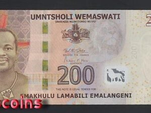 B1086-ESWATINI-2023史瓦帝尼(史瓦濟蘭)紙幣,200 Emalangeni(B)