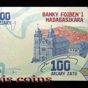 B1088-MADAGASCAR-ND-2017馬達加斯加紙幣100 Ariary（B))