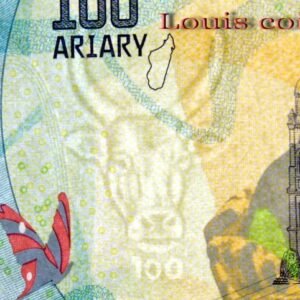 B1088-MADAGASCAR-ND-2017馬達加斯加紙幣100 Ariary（B))