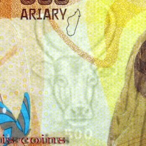 1090-3 B1090 MADAGASCAR-ND 2017馬達加斯加紙幣 500 Ariary(994)