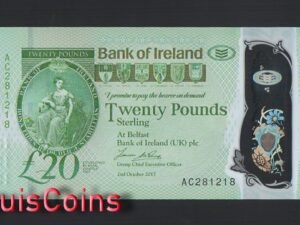 1095-1 B1095-NORTHERN IRELAND-(2017)2020北愛爾蘭塑膠紙幣,20(502)