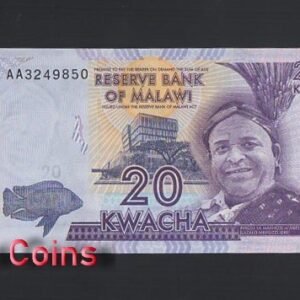 1096-1 B1096-MALAWI-2012馬拉威紙幣,20 Kwacha(653)