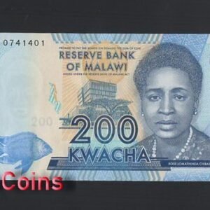 1099-1 B1099-MALAWI-2012馬拉威紙幣,200 Kwacha(655)